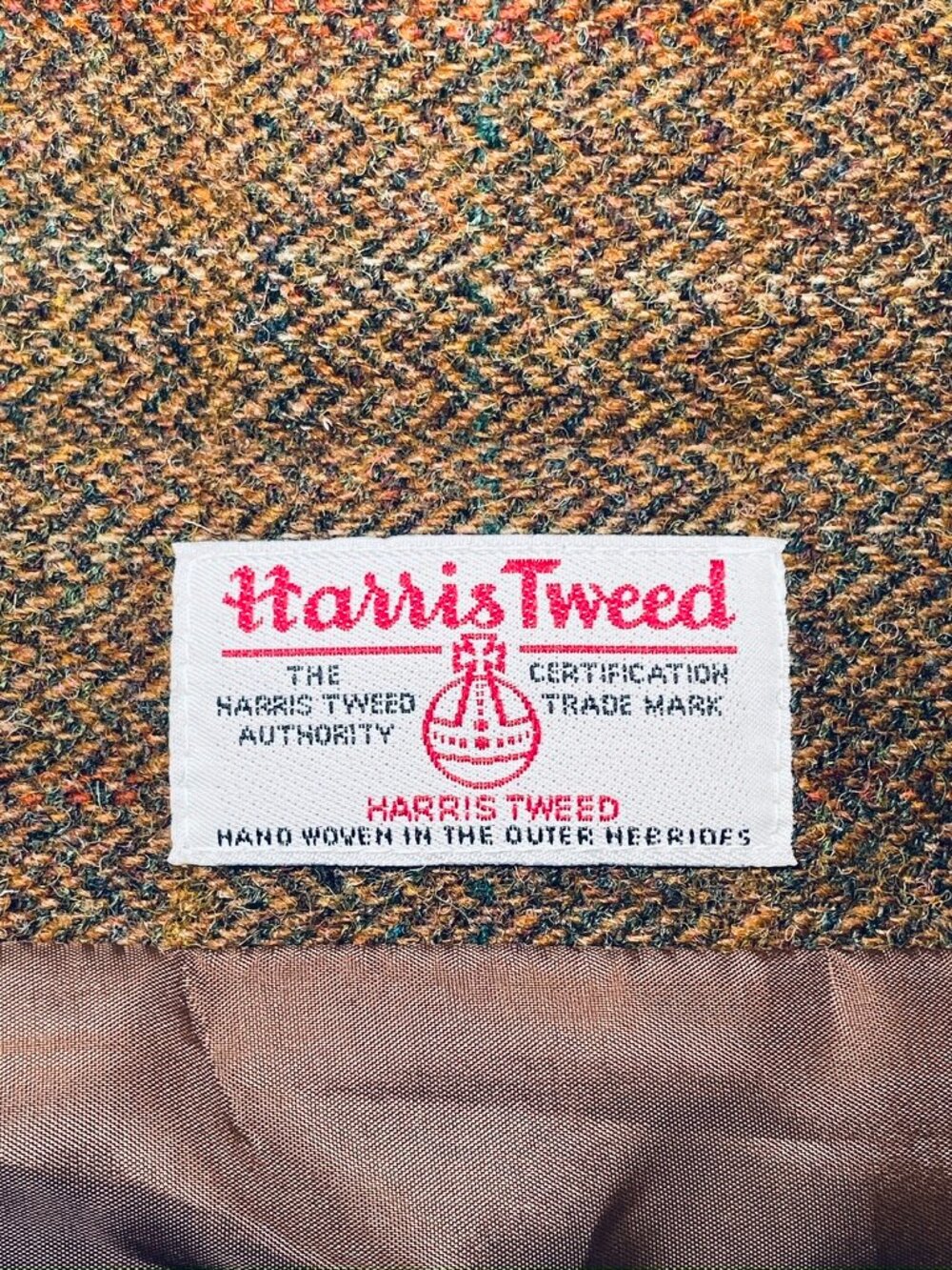 HARRIS TWEED Vintage long button-front skirt - Picture 3 of 5